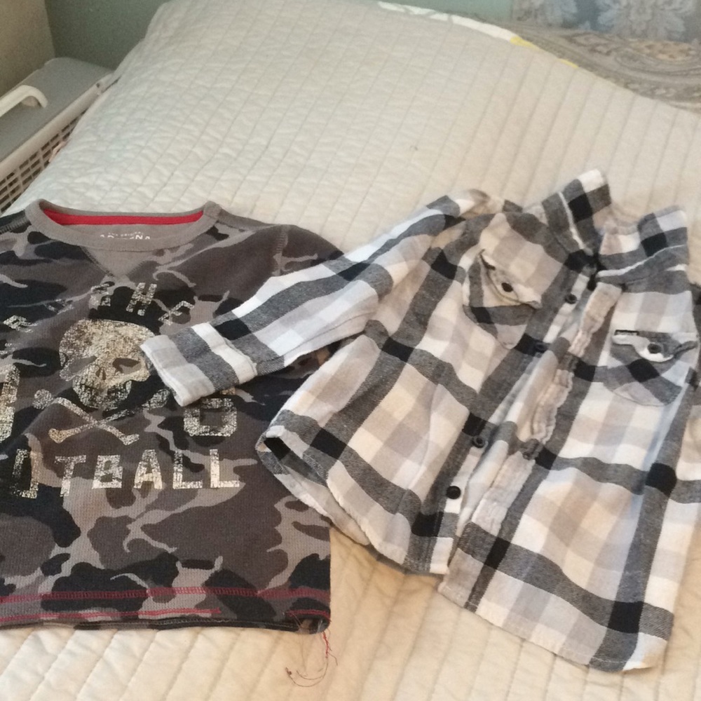 Two youth boys shirts